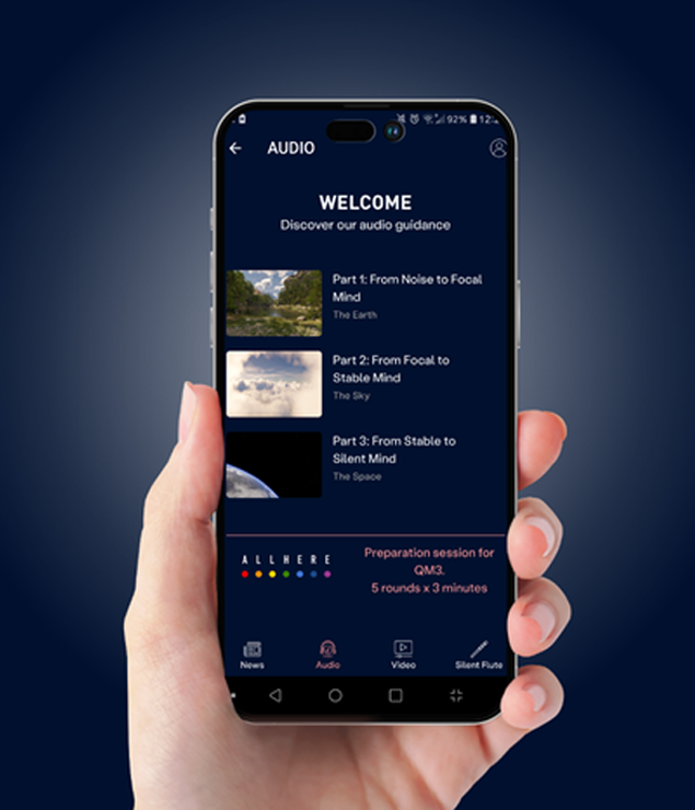 Silent Mind app screen