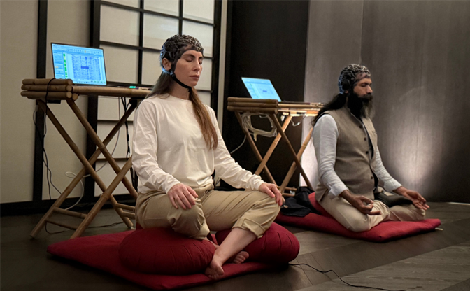 Quantified meditation session